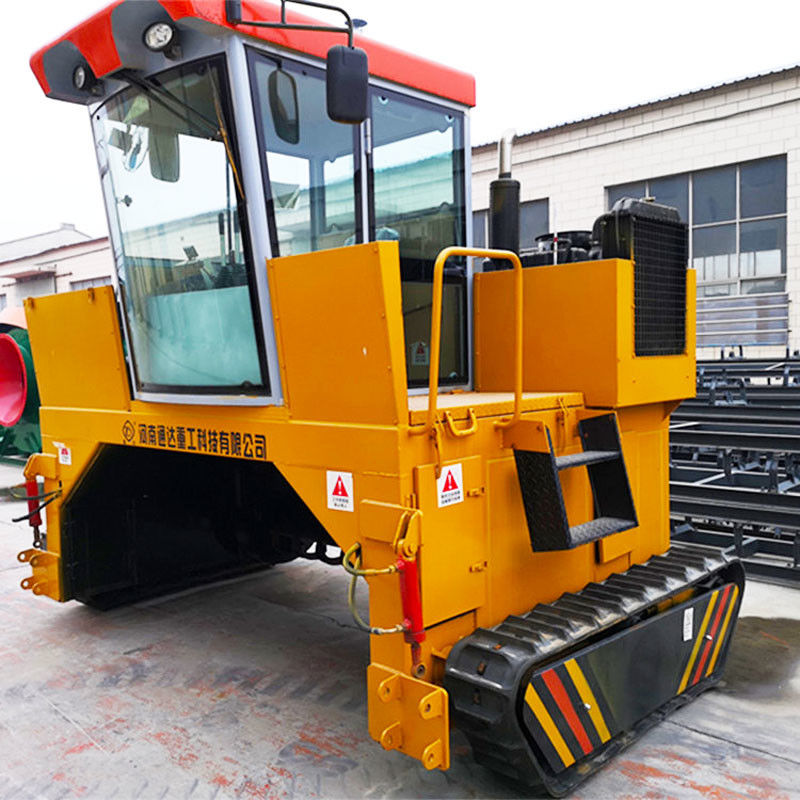 500-700 M3/H Windrow Turner Fermentasi Peralatan Kompos Tipe Perayap