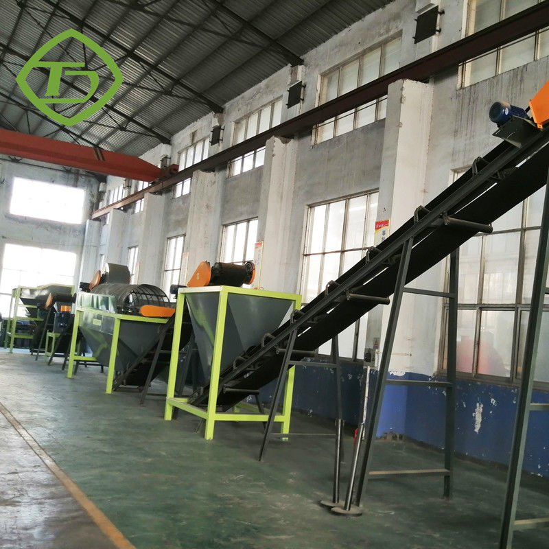 Lini Produksi Pupuk Organik 10TPH Mesin Serbuk Kotoran Sapi Persetujuan CE
