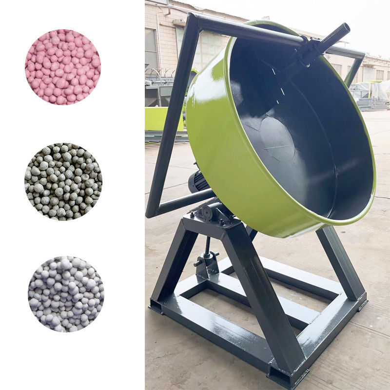 Mesin Granulator Pupuk Organik Efisien 6mm Pan Granulator Kotoran Hewan
