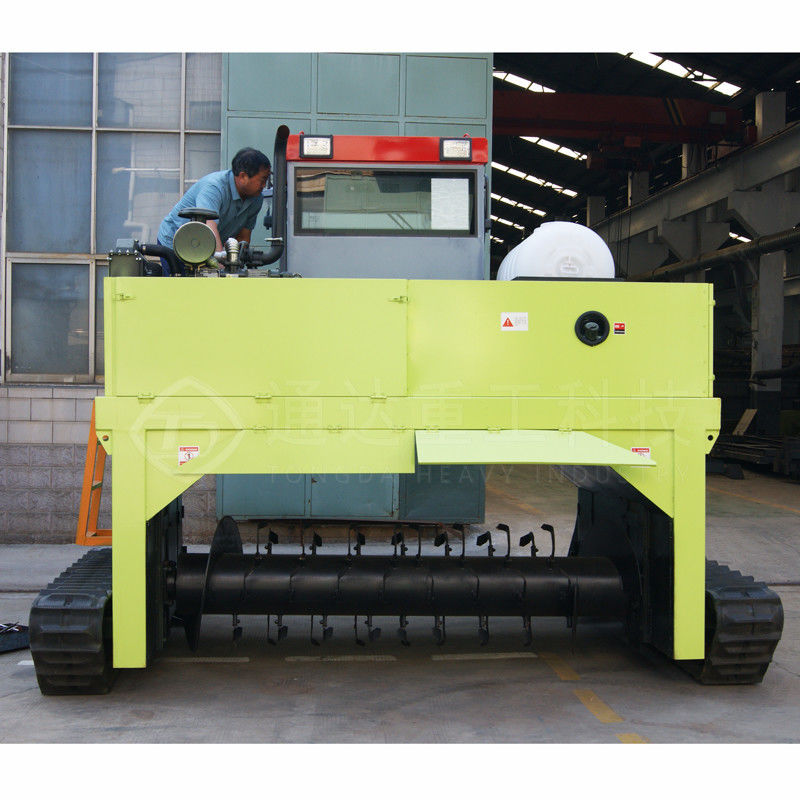 Mesin Turner Kompost Tipe Crawler Otomatis Untuk Kotoran Organik
