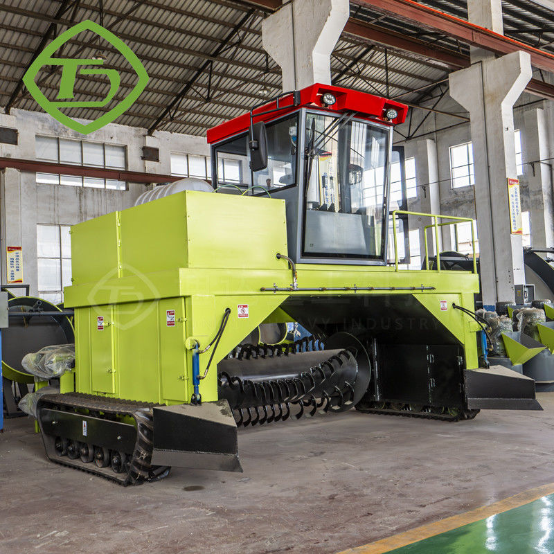 Mesin Turner Kompost Tipe Crawler Otomatis Untuk Kotoran Organik