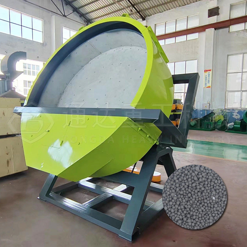 0.8-1.2t/h Tip basah Granulasi Pupuk Disc Granulator Pupuk Disc Granulator