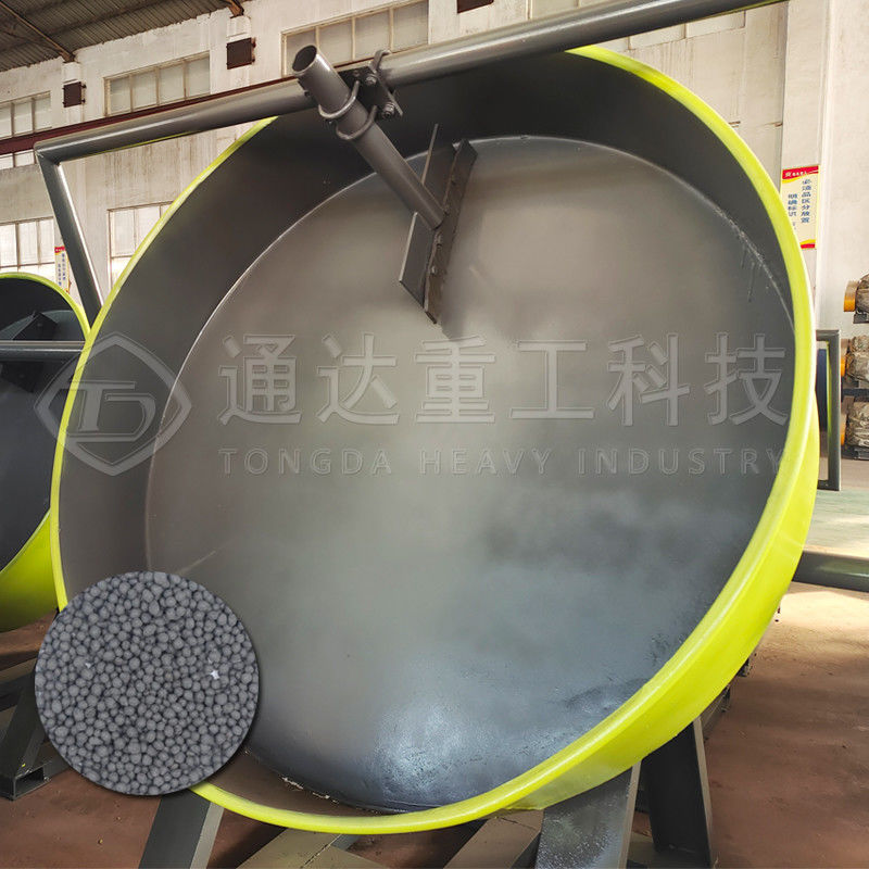 Digunakan secara luas 1.2-1.5t/h Pupuk Disc Granulator Membuat Pupuk Granules Mesin