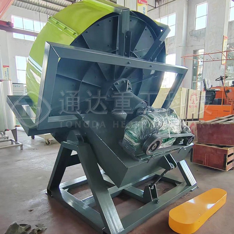 0.8-1.2t/h Tip basah Granulasi Pupuk Disc Granulator Pupuk Disc Granulator