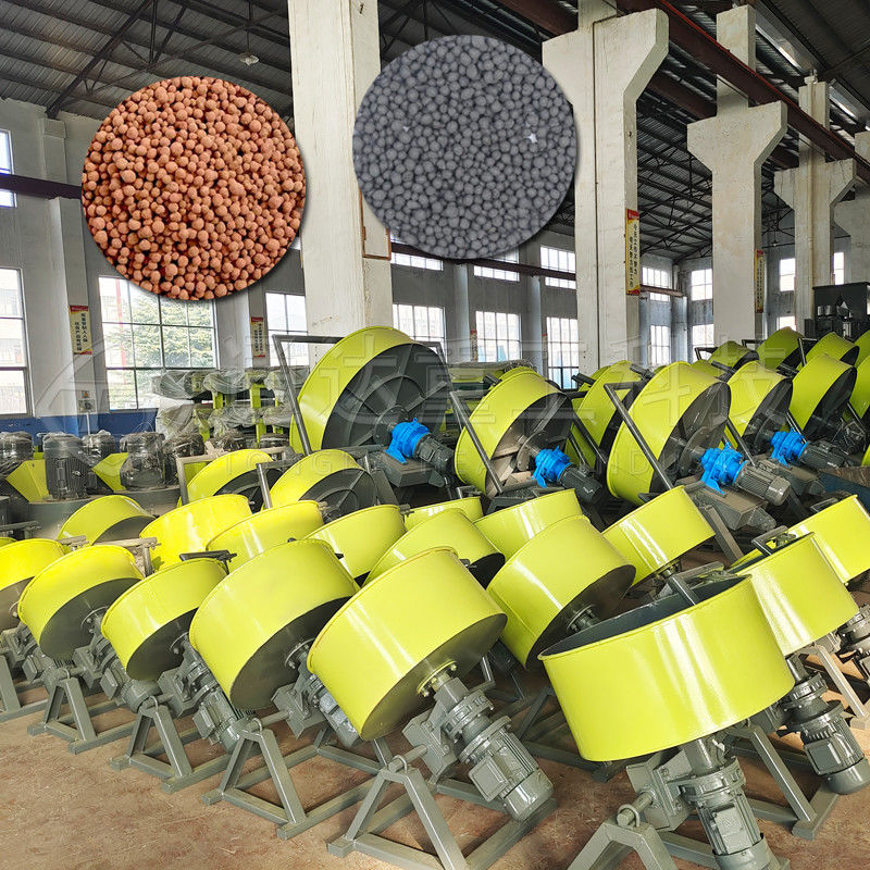 1-3t/h Biohumus Pupuk Organik Granulator Mesin Pan Granulator Mesin