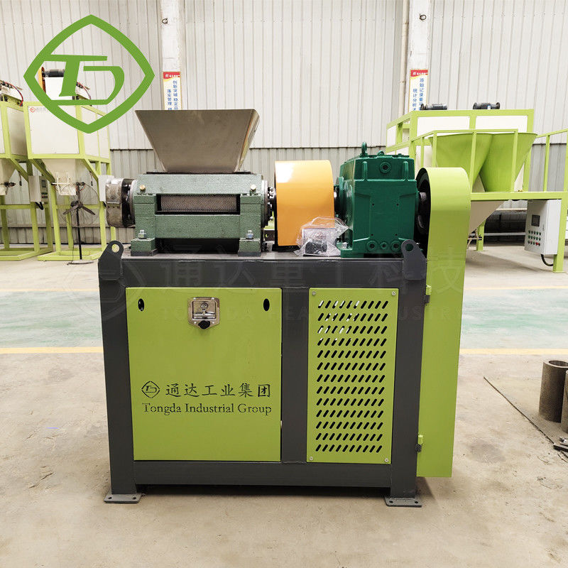 Double Roller Press Granulator Compact Roller Press Urea Manure NPK 5mm Komposisi Pupuk Granulator Mesin