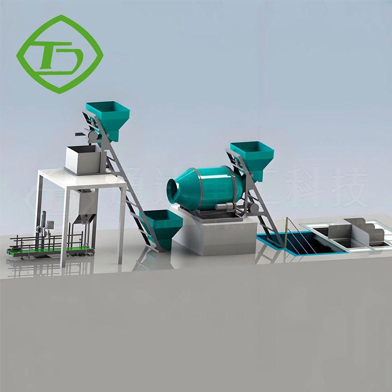 Efisiensi Lebih Tinggi 10t/jam NPK Bulk Blending Compound Fertilizer Line Bb Mesin Pengaduk Pupuk