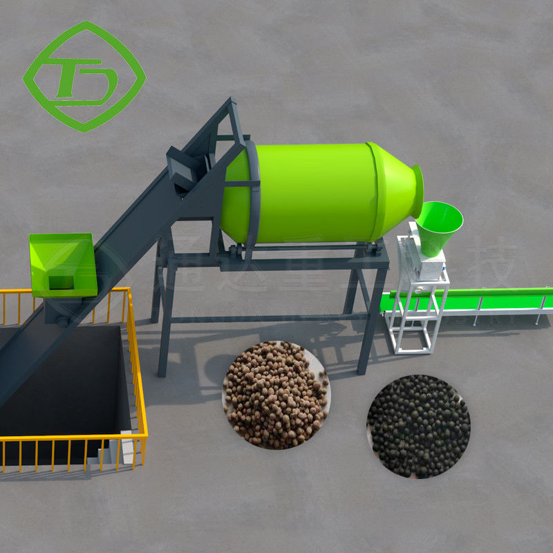 Efisiensi Lebih Tinggi 10t/jam NPK Bulk Blending Compound Fertilizer Line Bb Mesin Pengaduk Pupuk