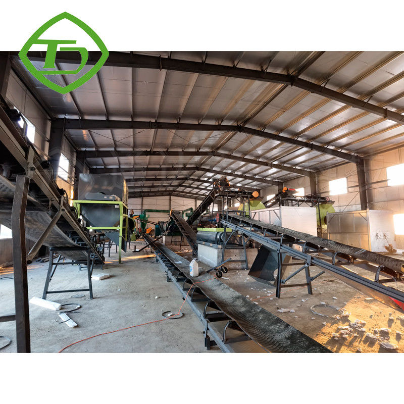 Kerangka baja galvanis Pupuk sabuk conveyor sistem pupuk sabuk conveyor untuk peternakan ayam