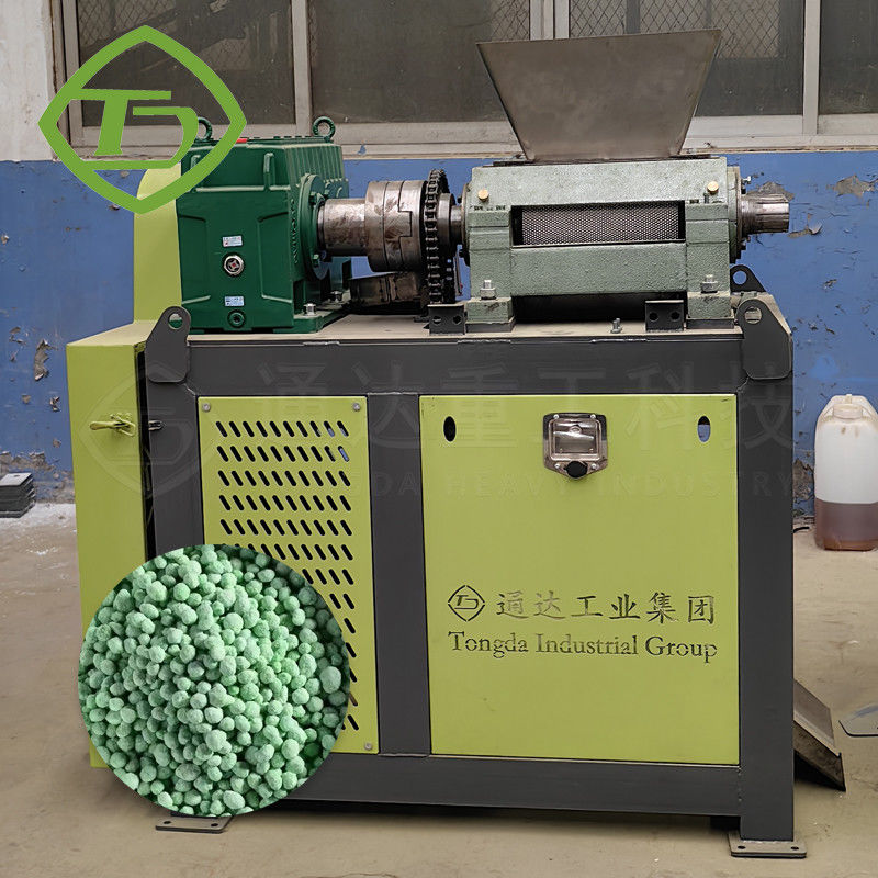 Double Roller Press Granulator Compact Roller Press Manure NPK 5mm Komposisi Pupuk Granulator Mesin
